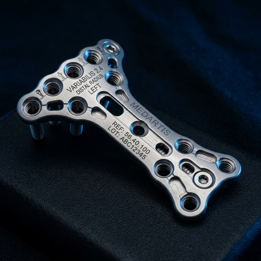Variabilis 2.4mm Multi-Angle Distal Radial Plate, Volar, Right